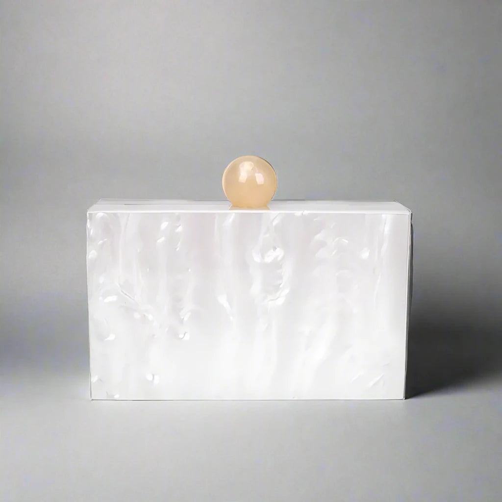 Royal Diva Acrylic Clutch with Chain